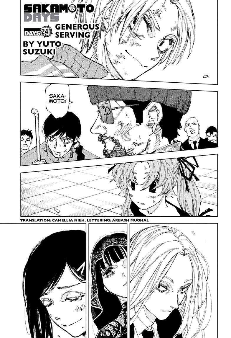 Sakamoto Days chapter 241 page 1