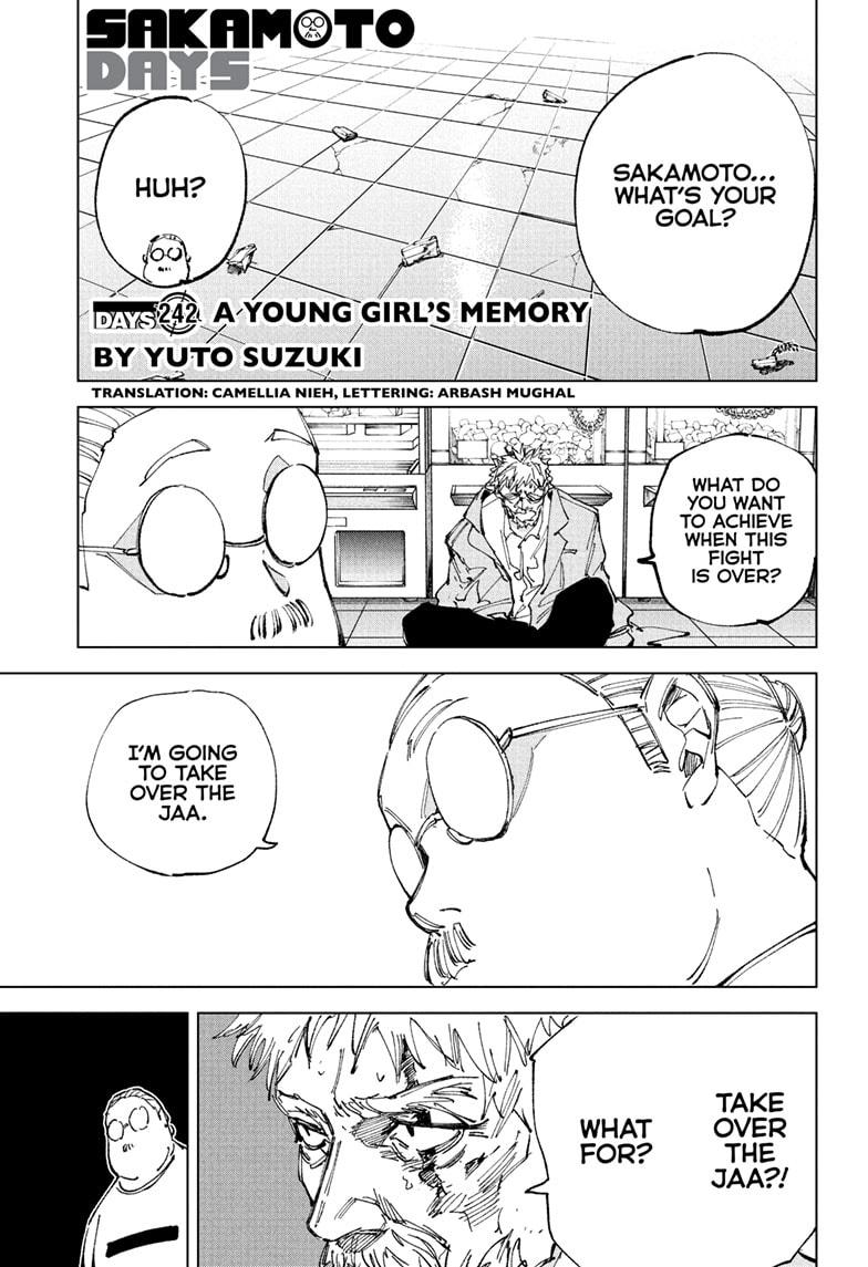 Sakamoto Days chapter 242 page 1
