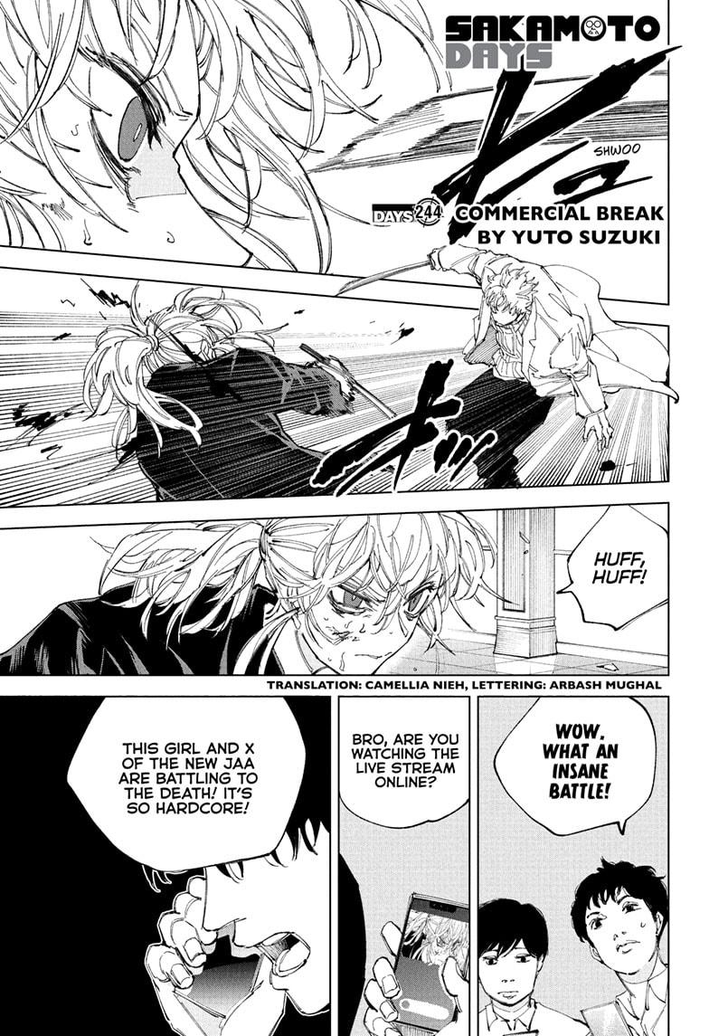 Sakamoto Days chapter 244 page 1