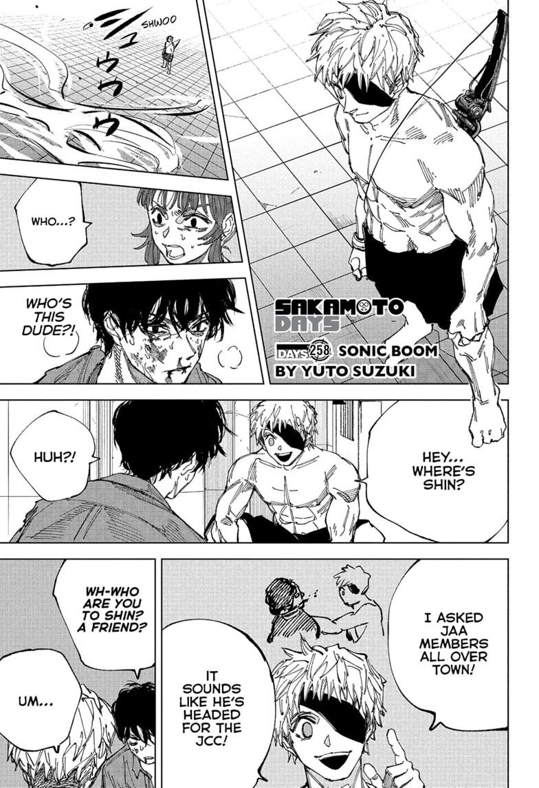 Sakamoto Days chapter 258 page 1