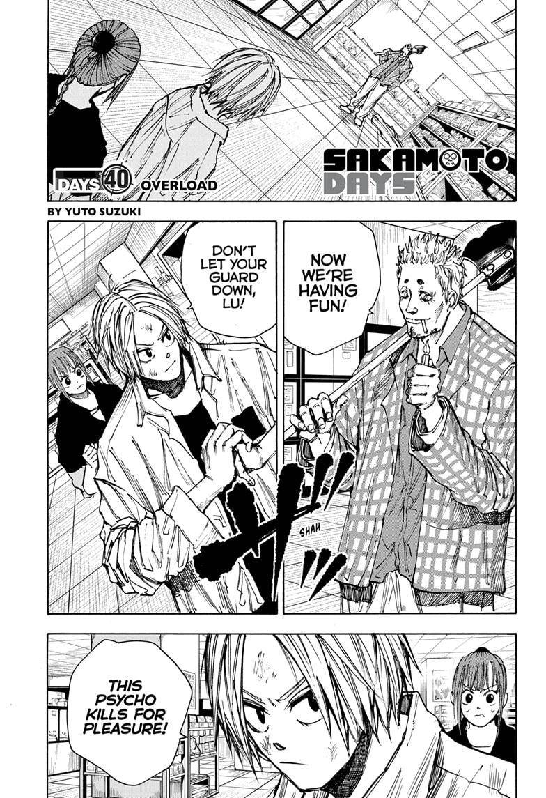 Sakamoto Days chapter 40 page 1