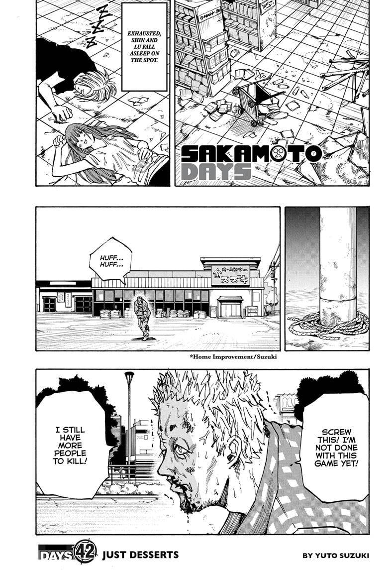 Sakamoto Days chapter 42 page 1