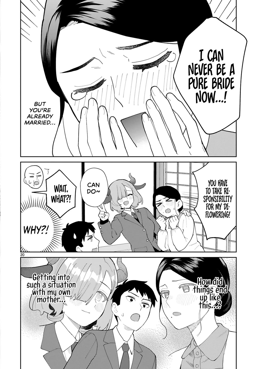 Saki-chan Is a Succubus's Child chapter 14 page 21