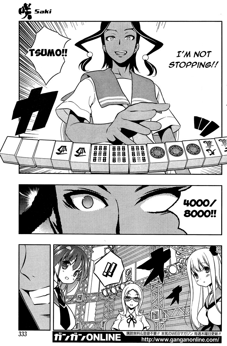 Saki chapter 141 page 15