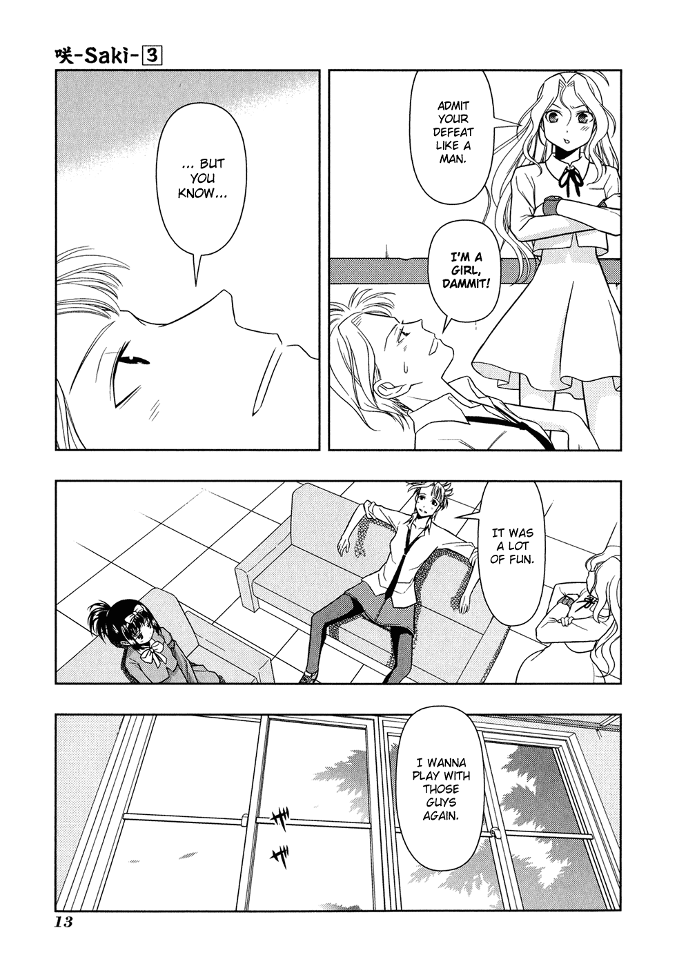 Saki chapter 16 page 17