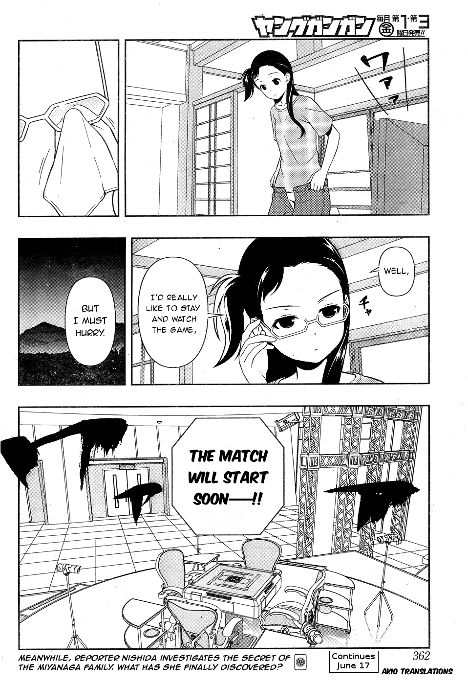 Saki chapter 160 page 16