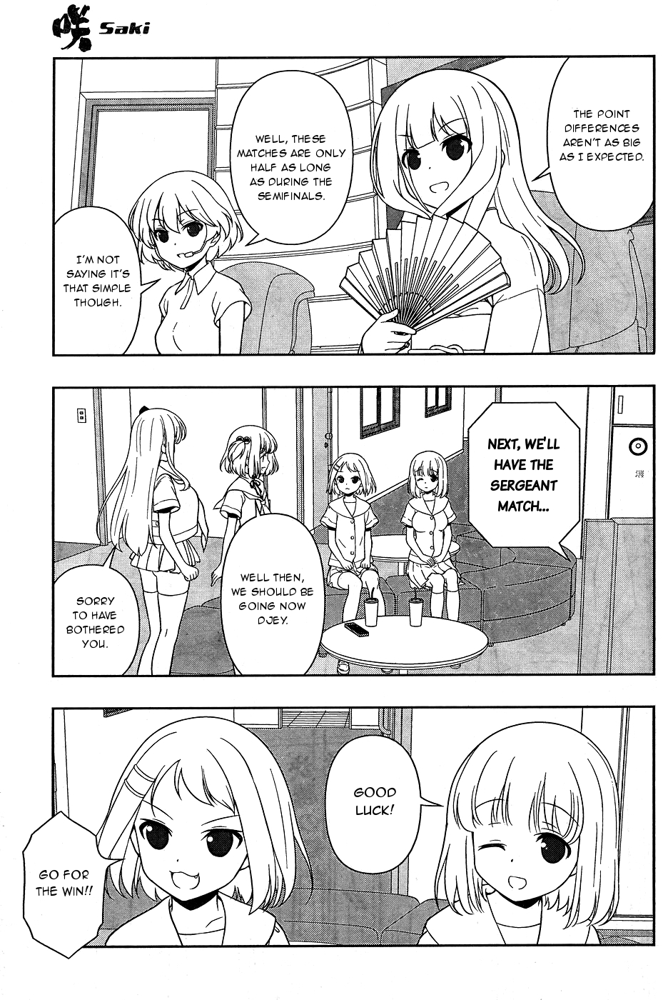 Saki chapter 165 page 14
