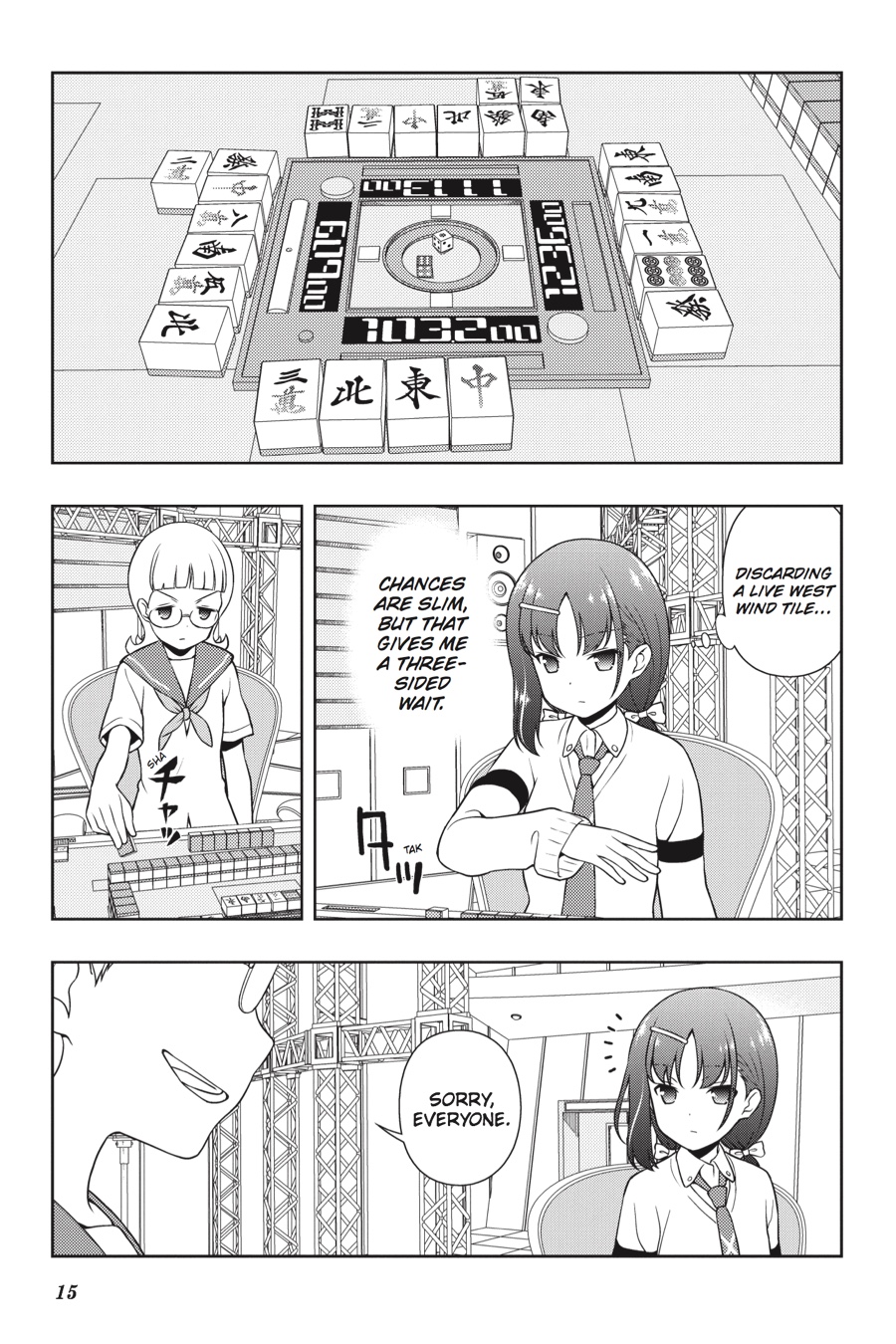 Saki chapter 179 page 15