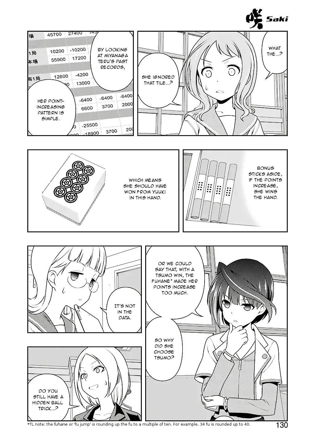 Saki chapter 198 page 14