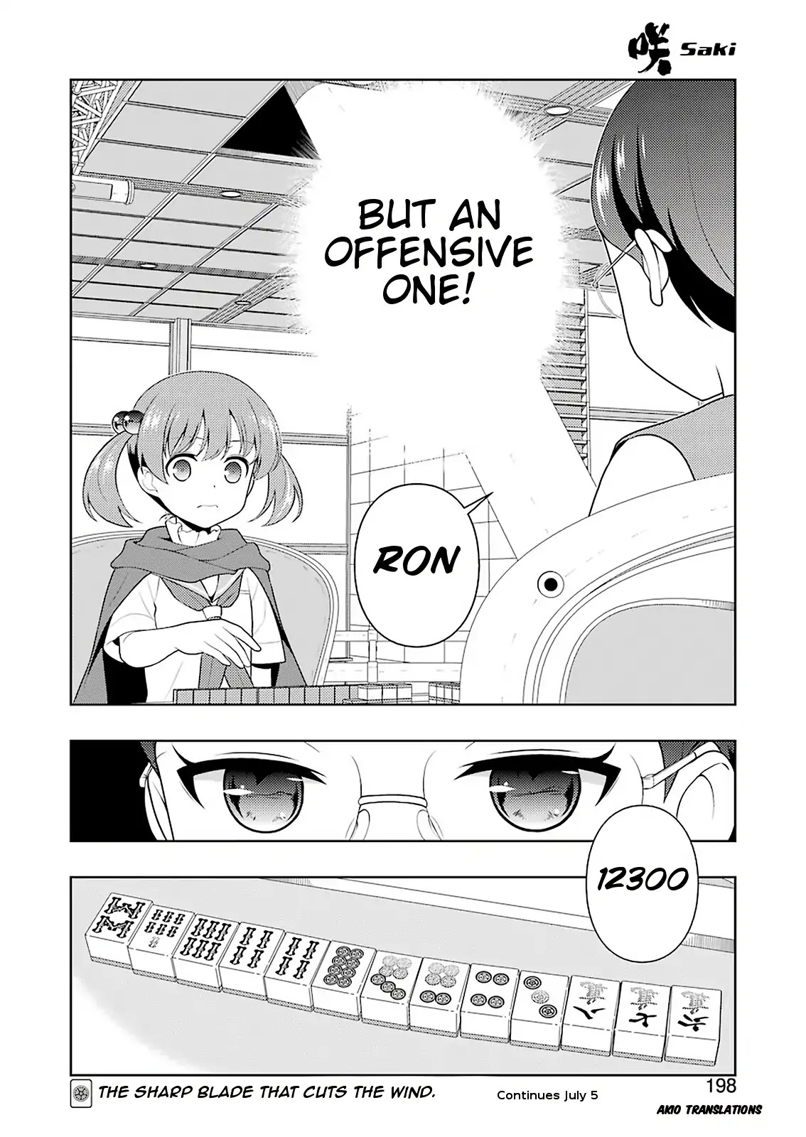 Saki chapter 204 page 15