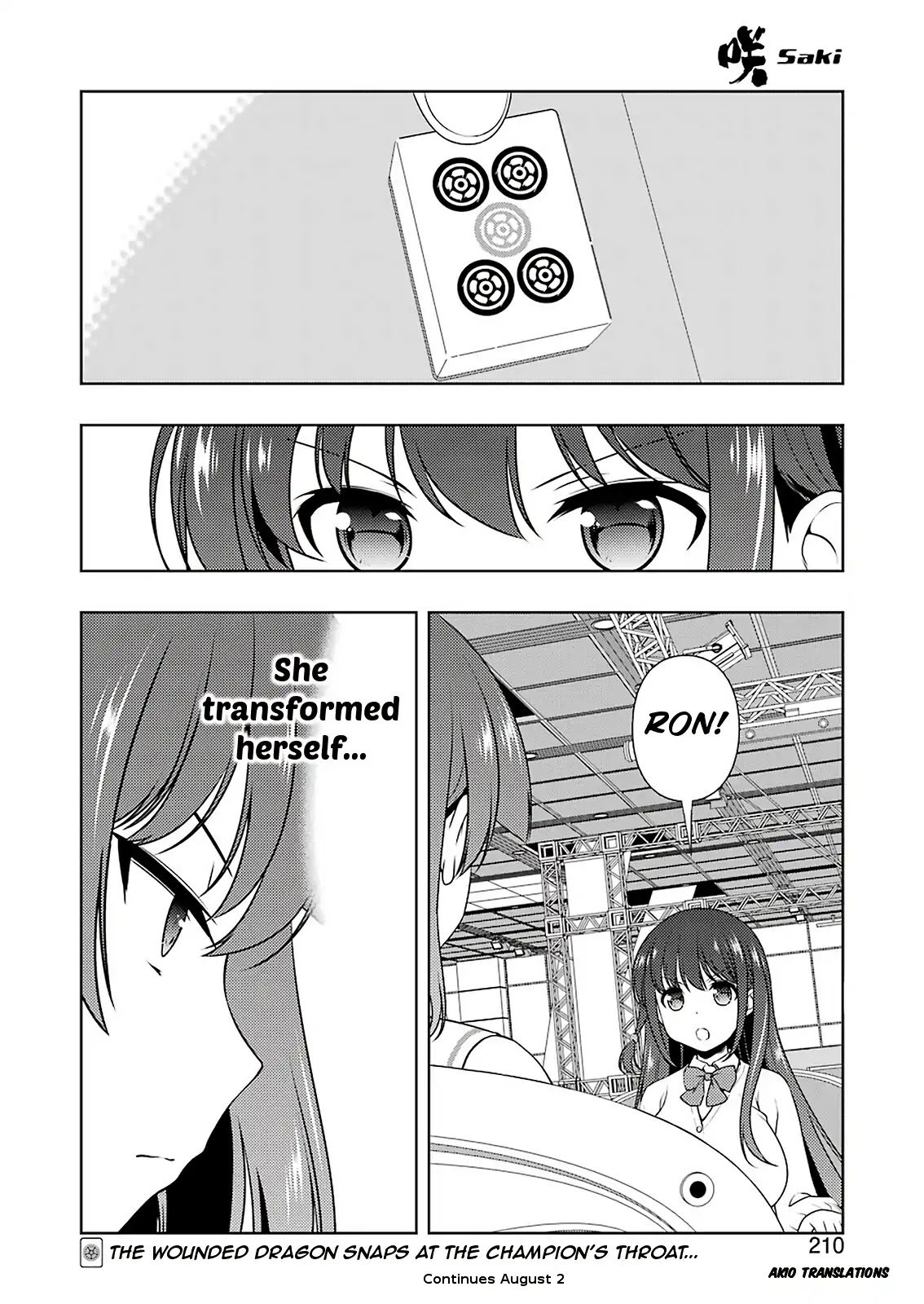 Saki chapter 205 page 15