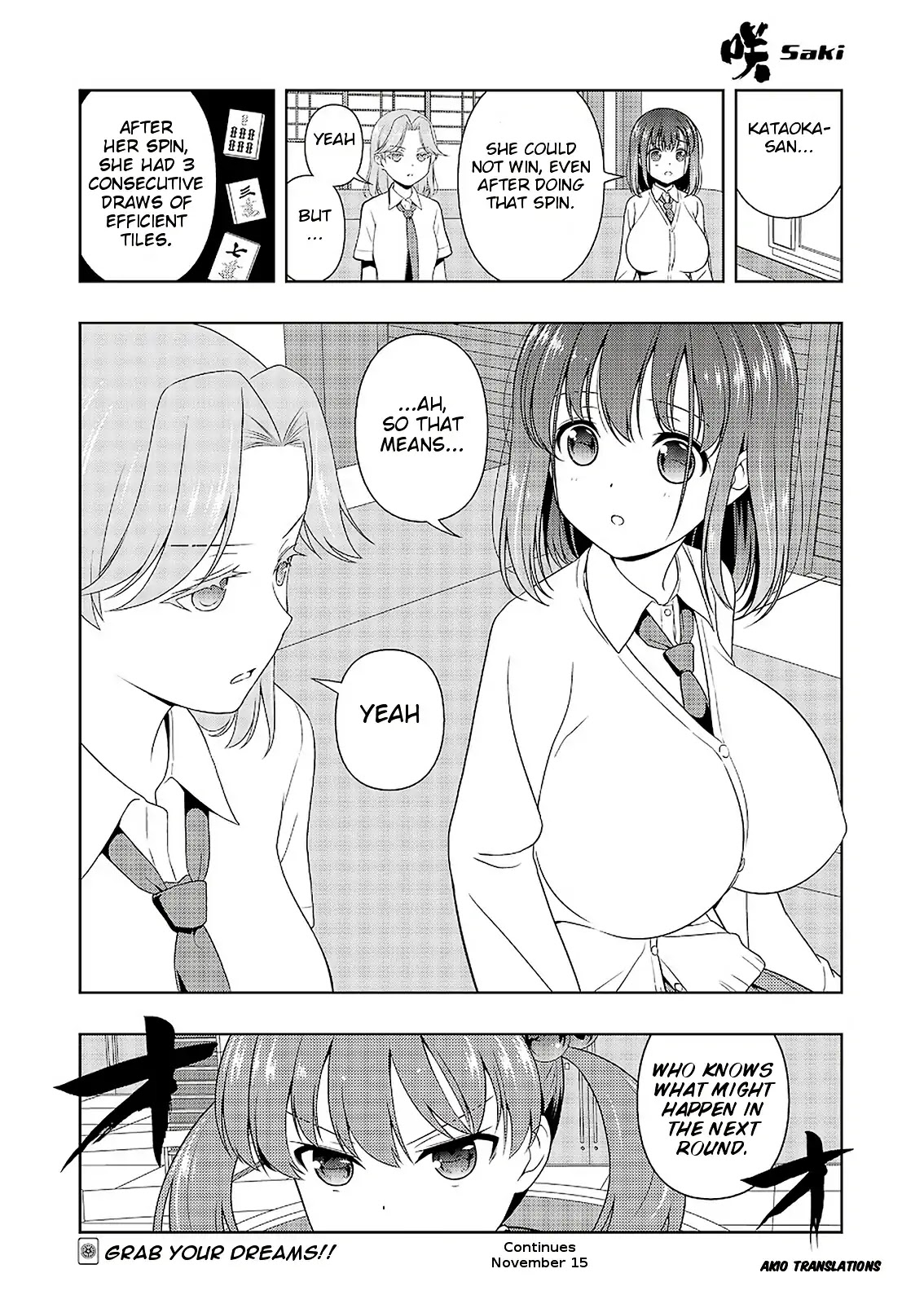 Saki chapter 209 page 14