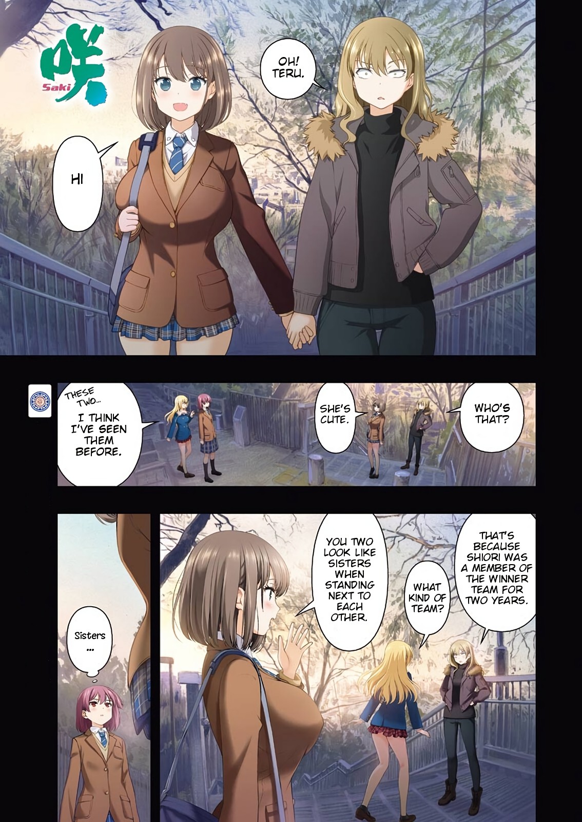 Saki chapter 213 page 1