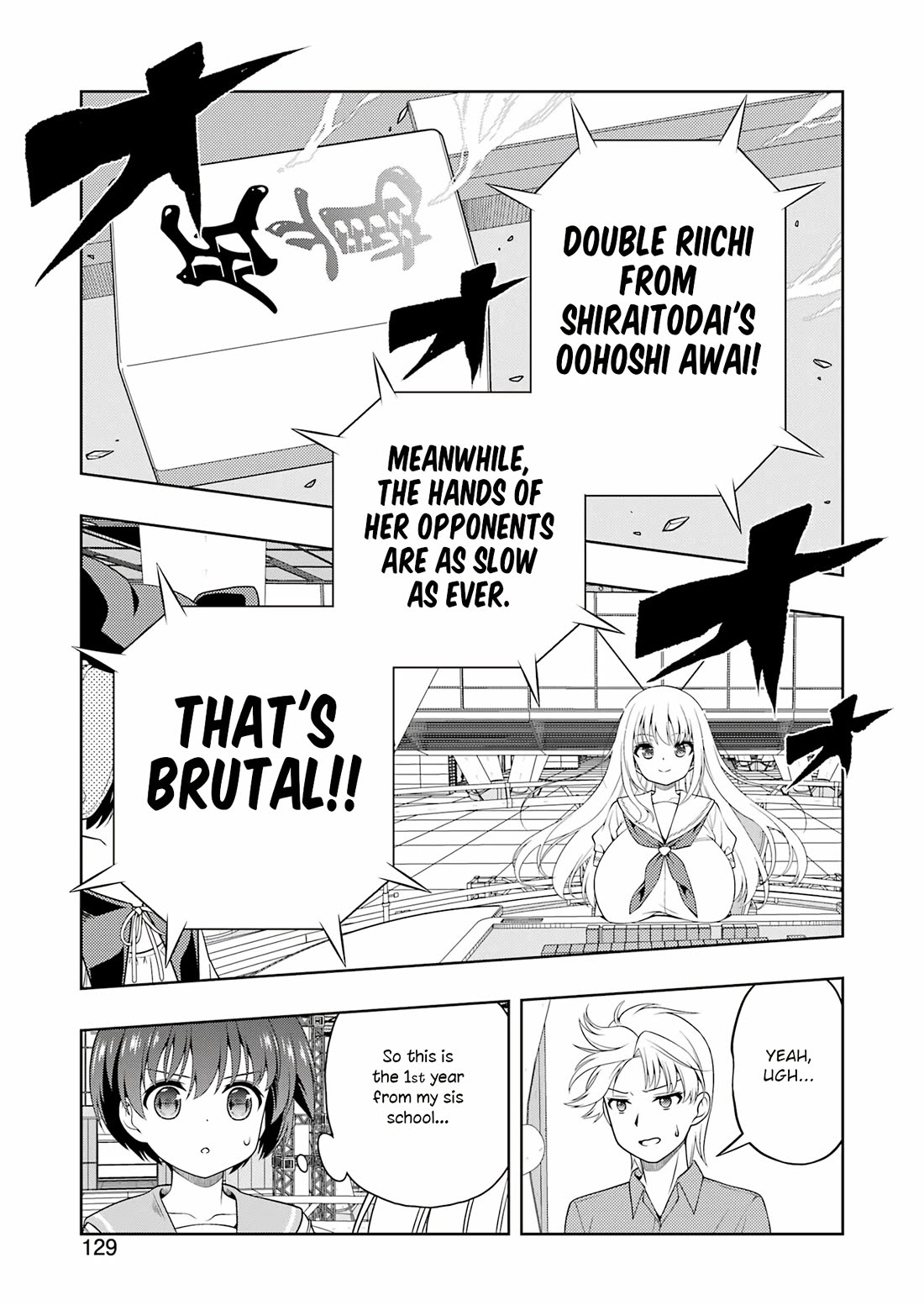 Saki chapter 275 page 12