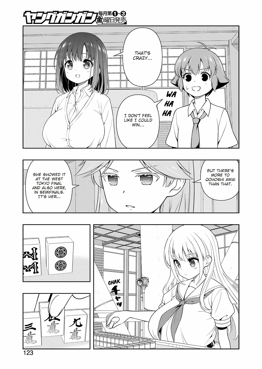 Saki chapter 275 page 8