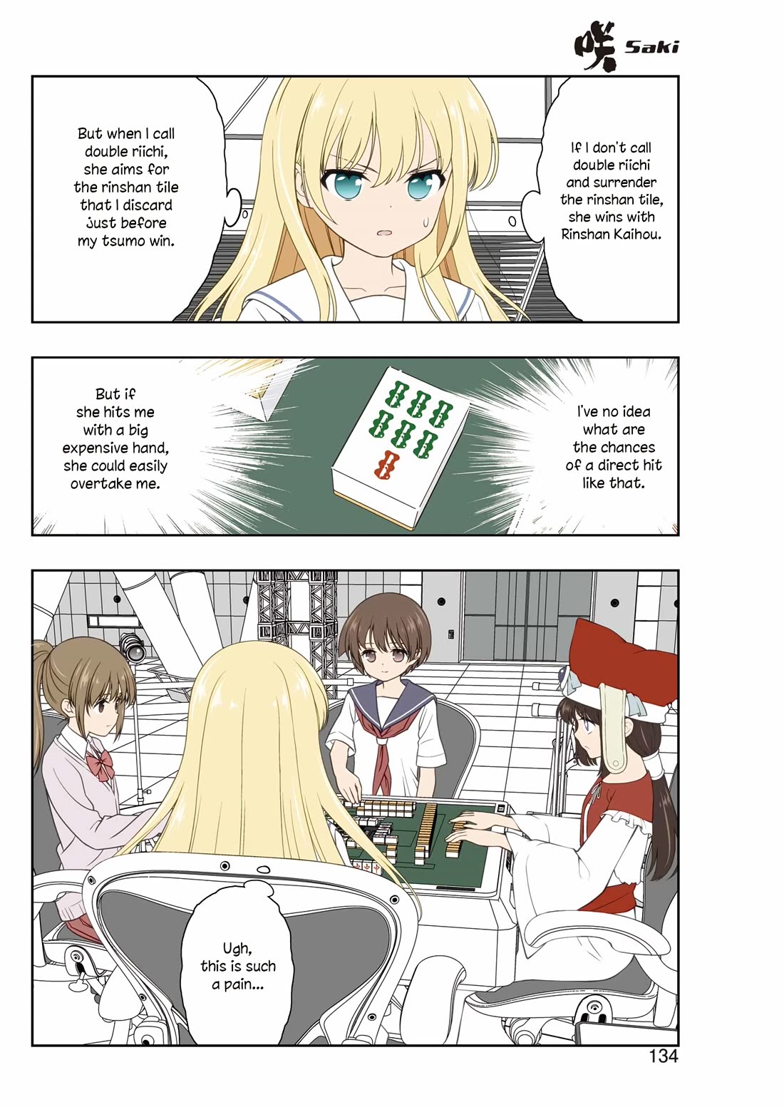 Saki chapter 279 page 3