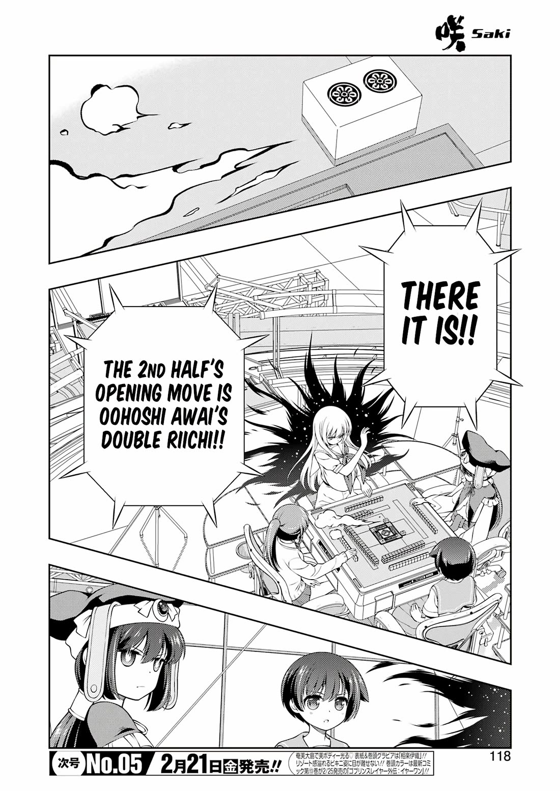 Saki chapter 284 page 4