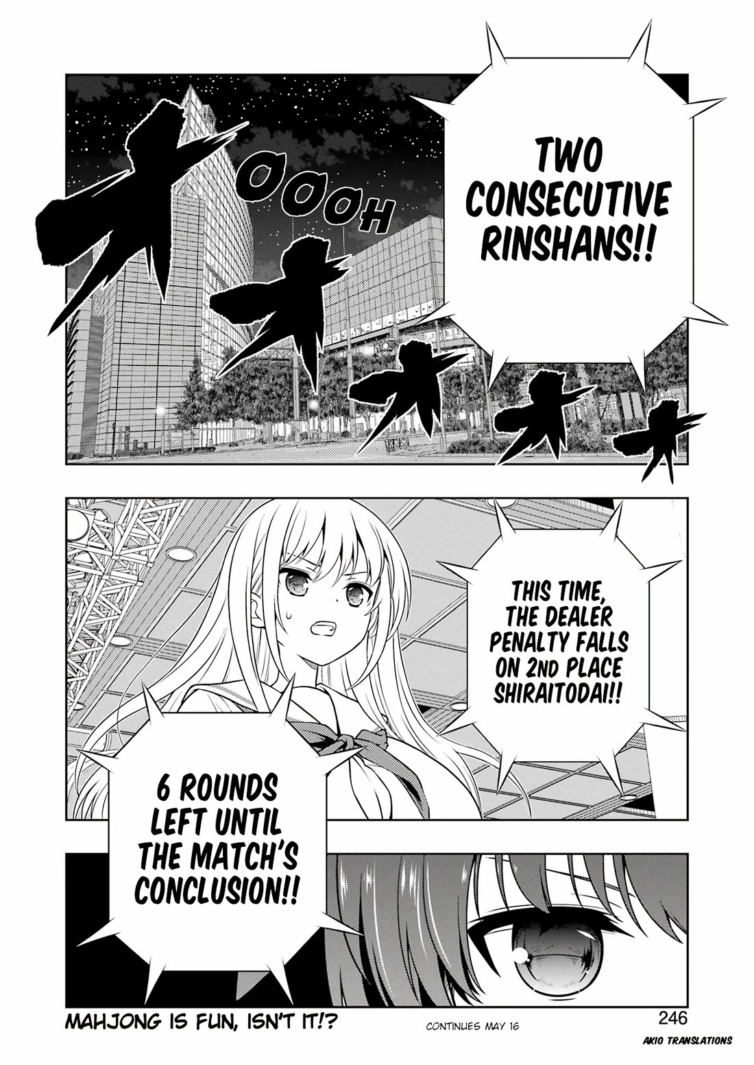 Saki chapter 285 page 13