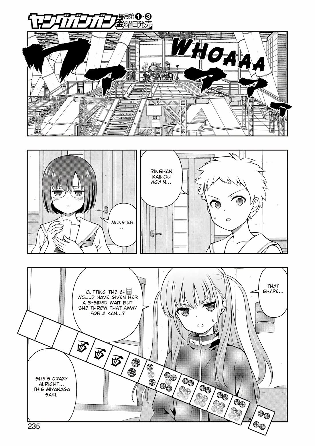 Saki chapter 285 page 4