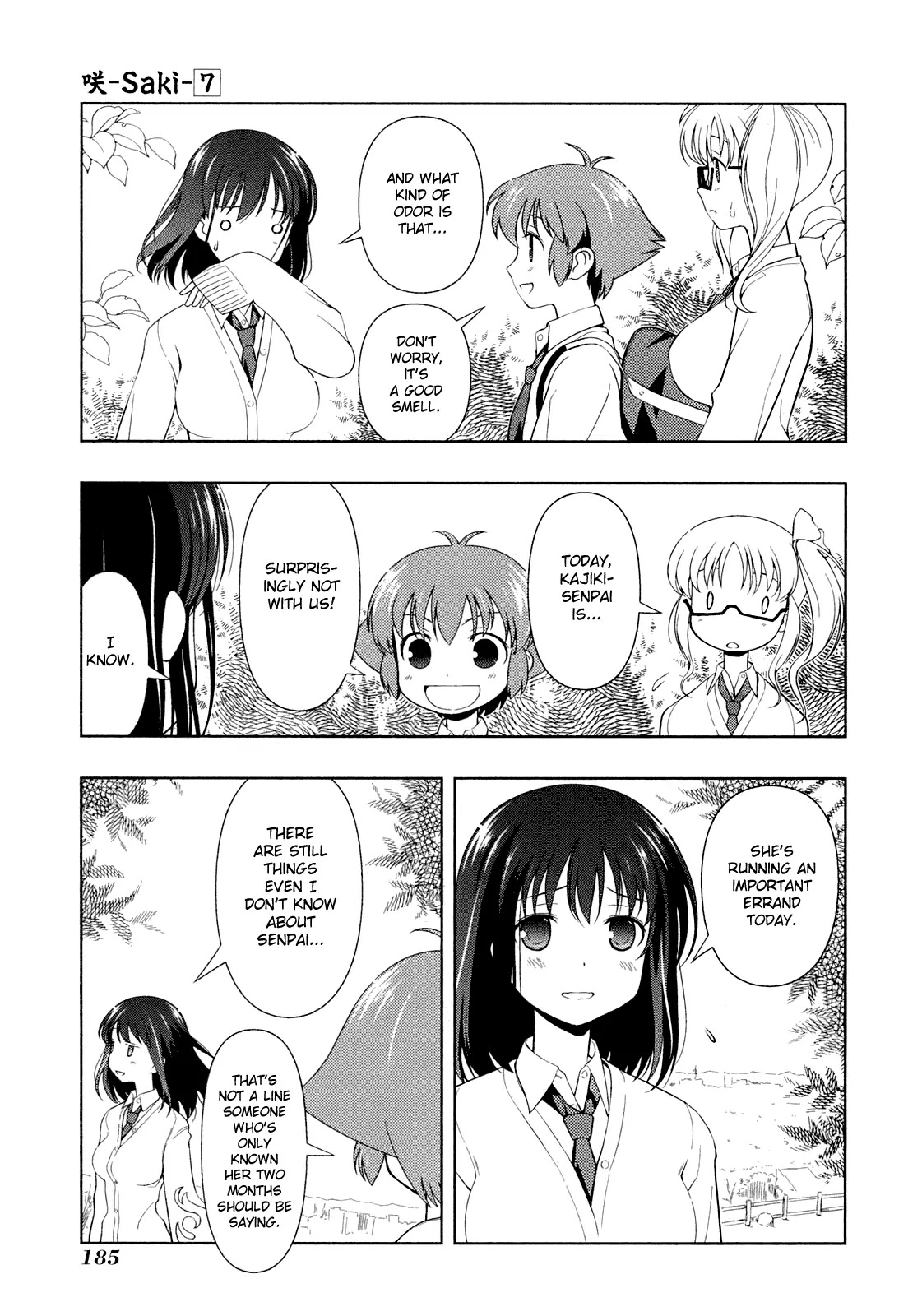 Saki chapter 60.1 page 4