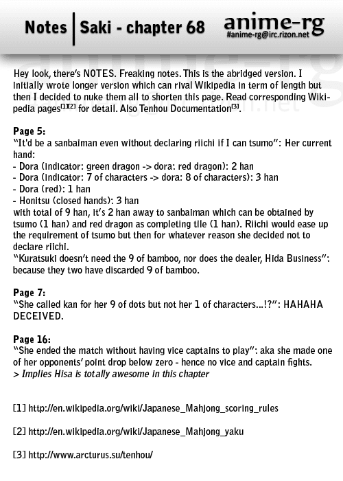 Saki chapter 68 page 17