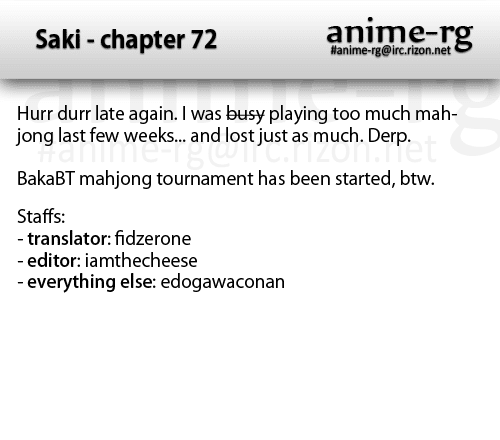 Saki chapter 72 page 22