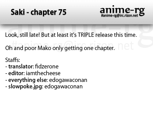 Saki chapter 75 page 21