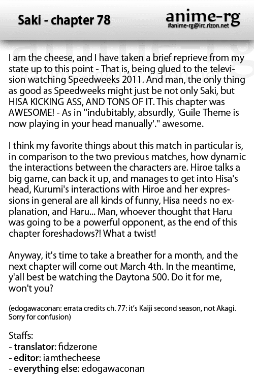 Saki chapter 78 page 14