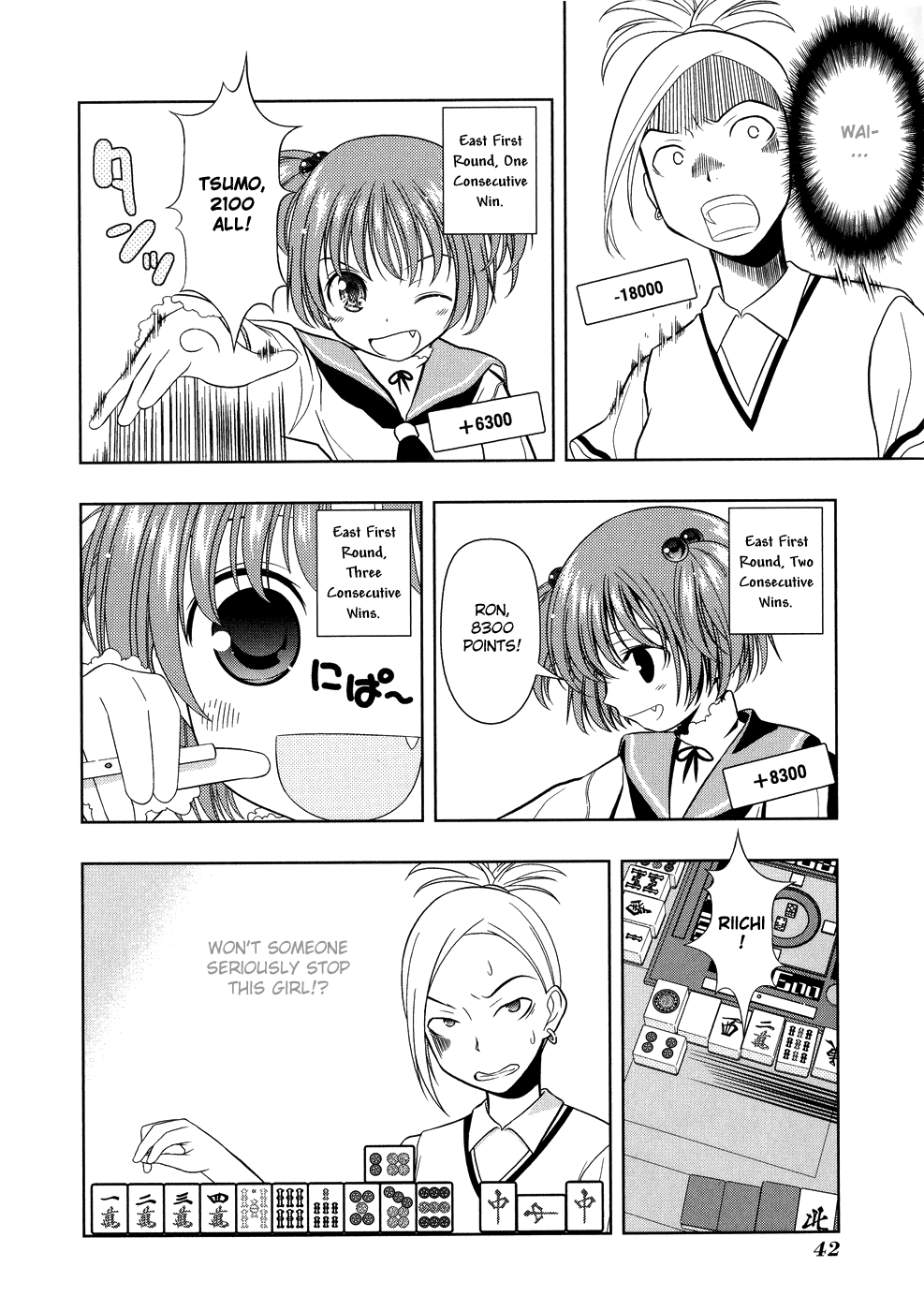 Saki chapter 8 page 14