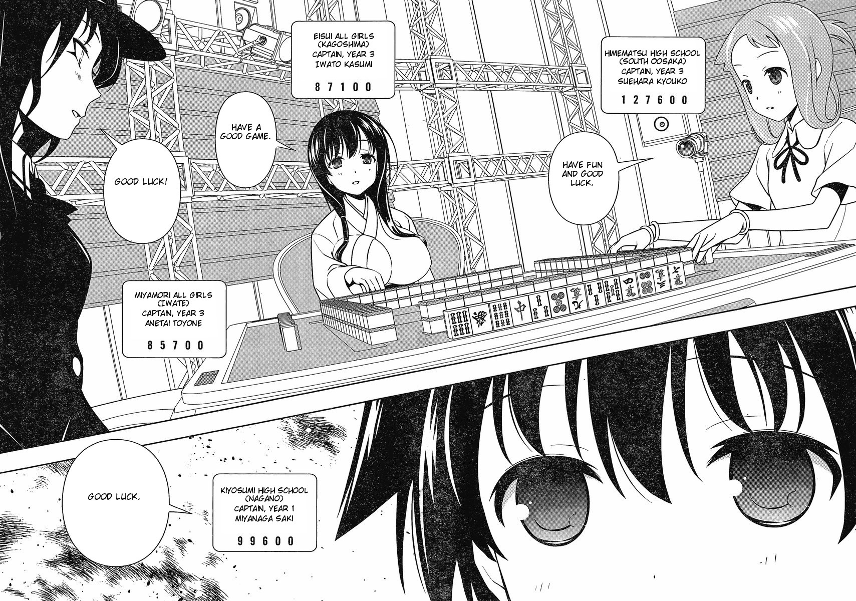 Saki chapter 90 page 8