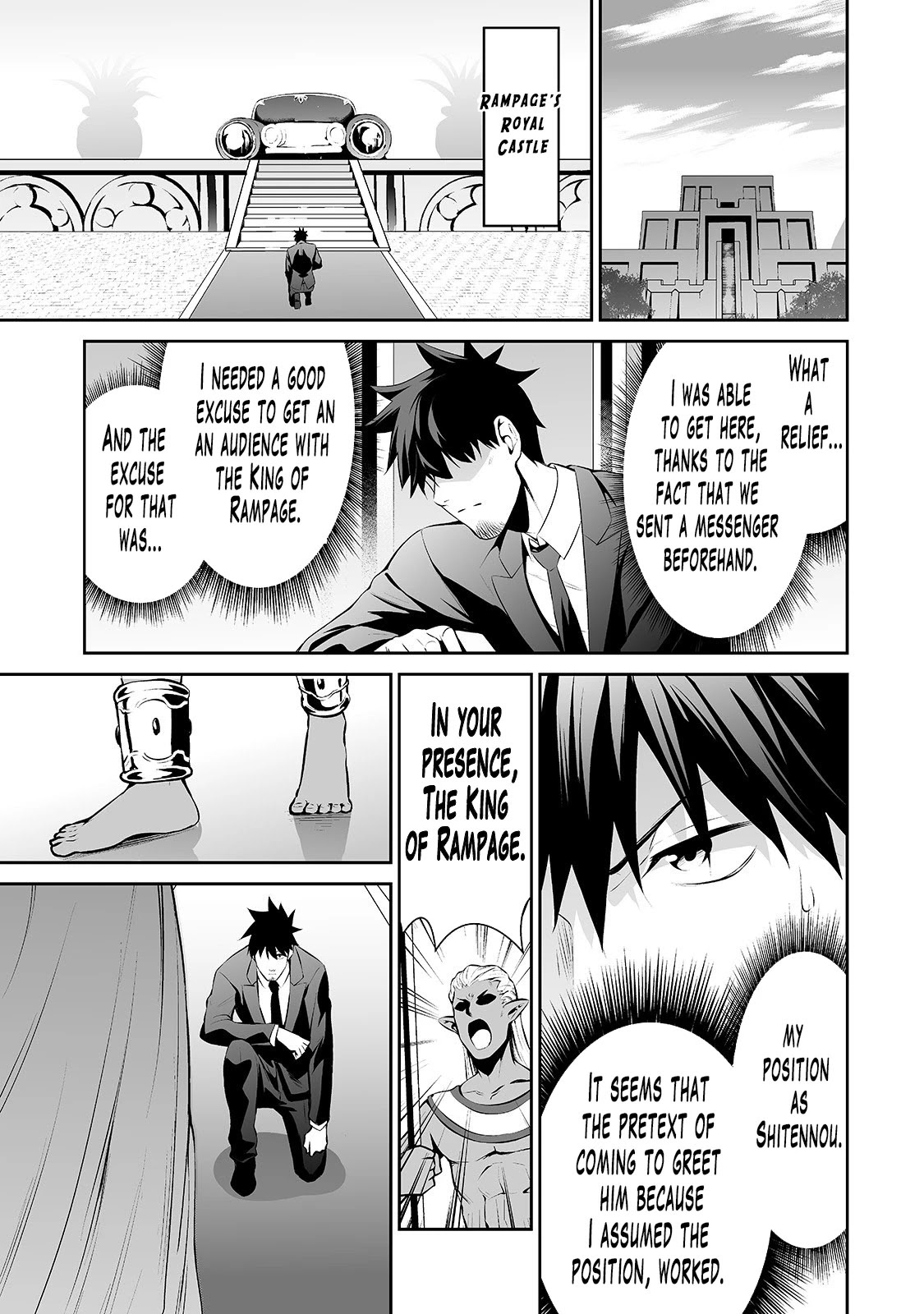 Salaryman ga Isekai ni Ittara Shitennou ni Natta Hanashi chapter 15 page 4