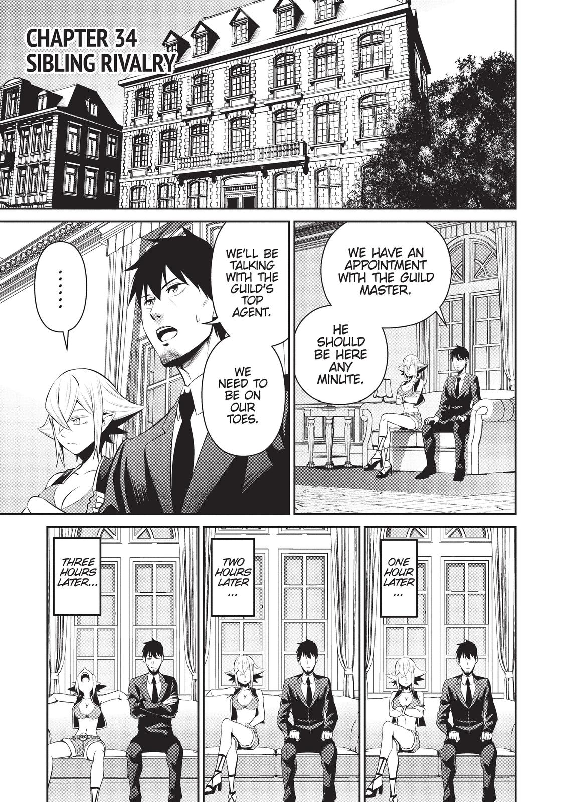 Salaryman ga Isekai ni Ittara Shitennou ni Natta Hanashi chapter 34 page 1