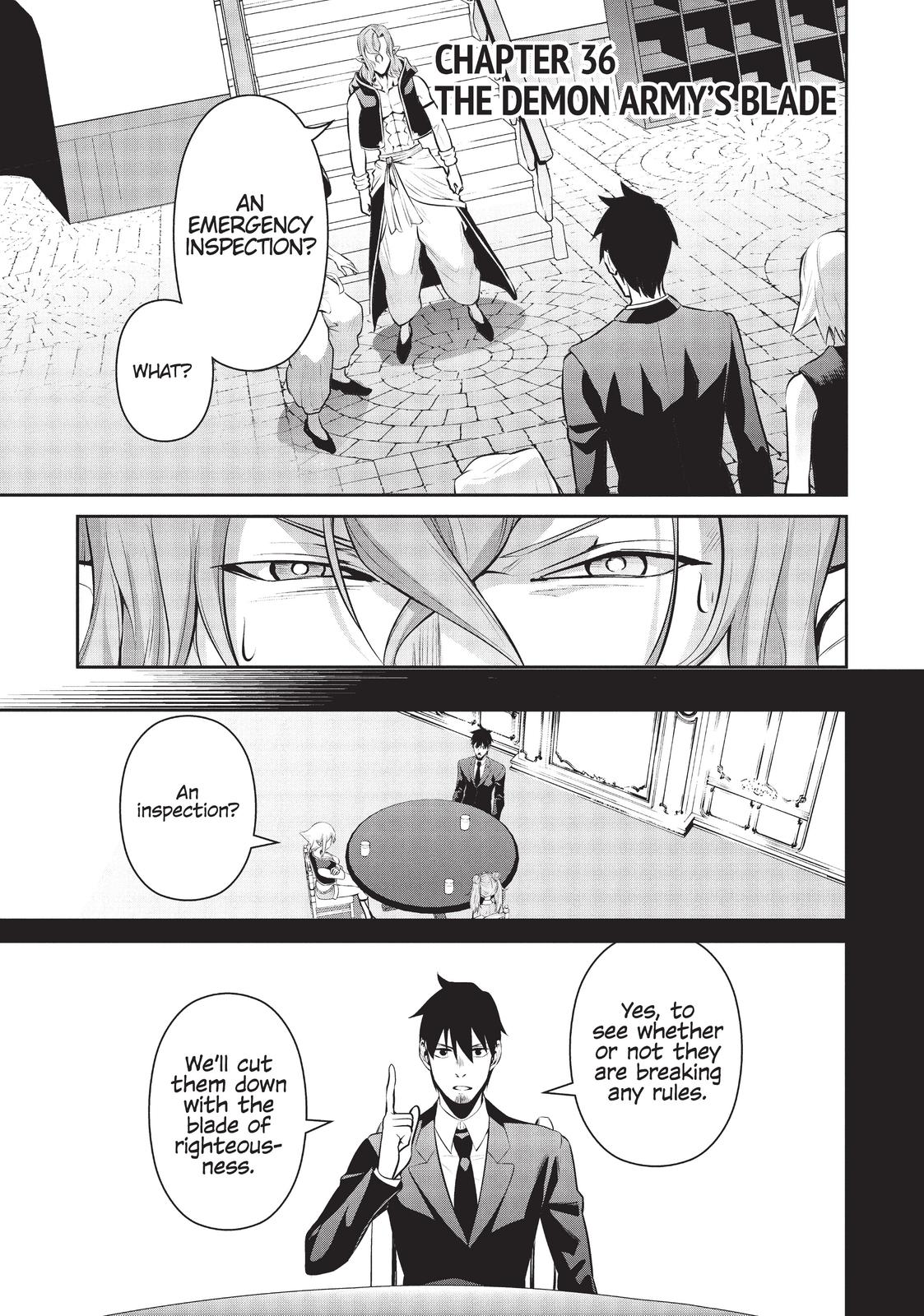 Salaryman ga Isekai ni Ittara Shitennou ni Natta Hanashi chapter 36 page 1