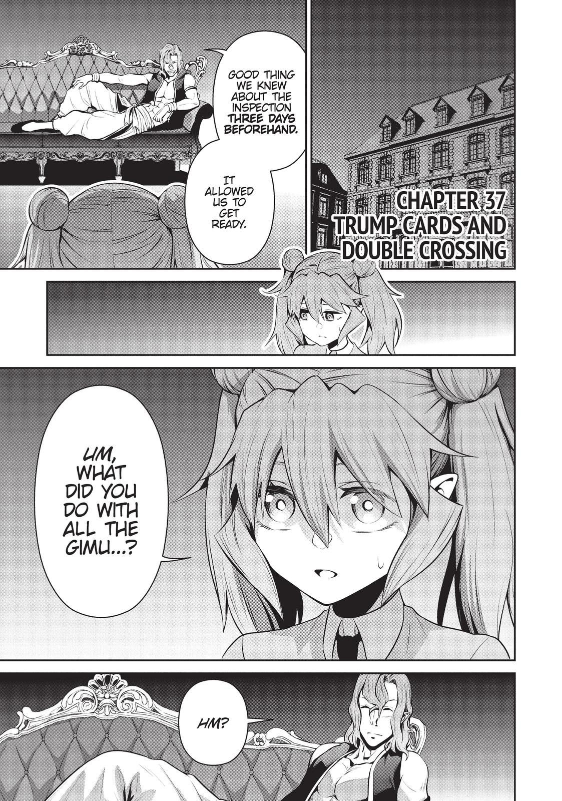 Salaryman ga Isekai ni Ittara Shitennou ni Natta Hanashi chapter 37 page 1