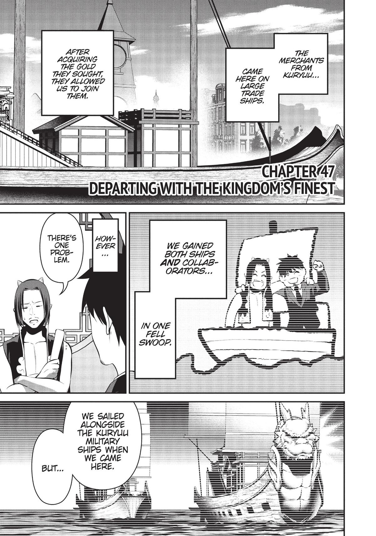 Salaryman ga Isekai ni Ittara Shitennou ni Natta Hanashi chapter 47 page 1