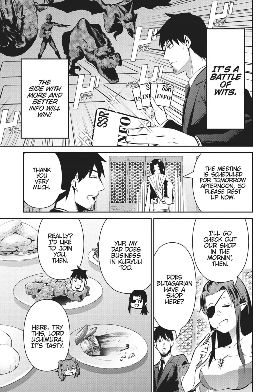 Salaryman ga Isekai ni Ittara Shitennou ni Natta Hanashi chapter 49 page 13