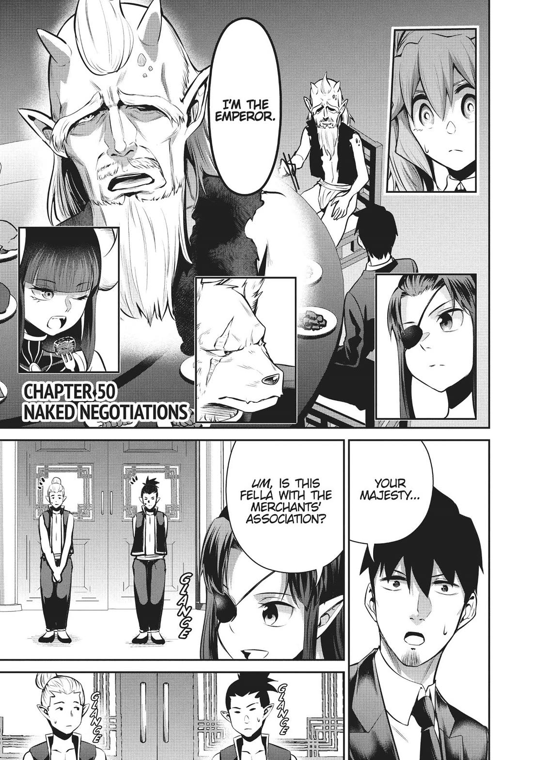 Salaryman ga Isekai ni Ittara Shitennou ni Natta Hanashi chapter 50 page 1