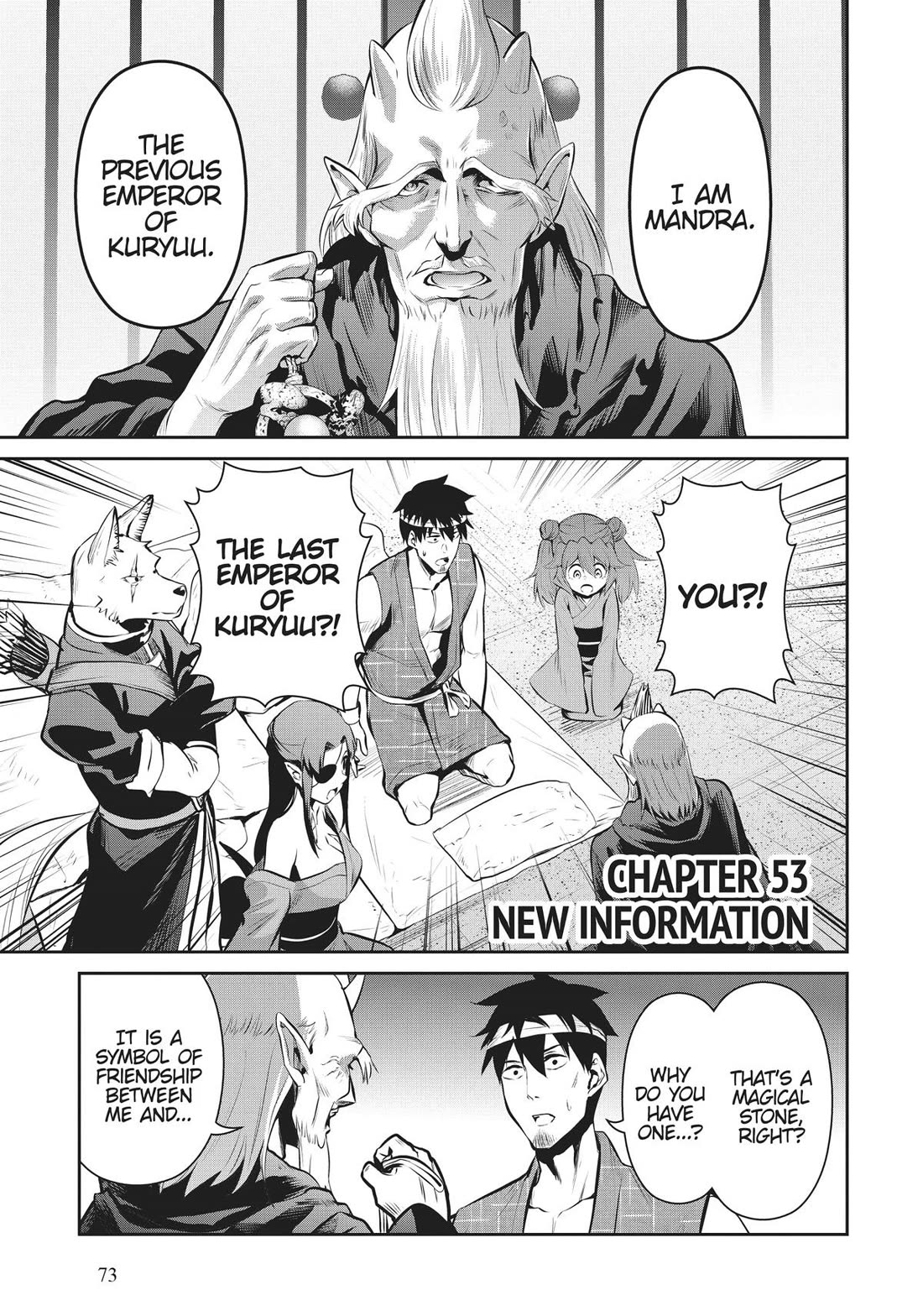 Salaryman ga Isekai ni Ittara Shitennou ni Natta Hanashi chapter 53 page 1