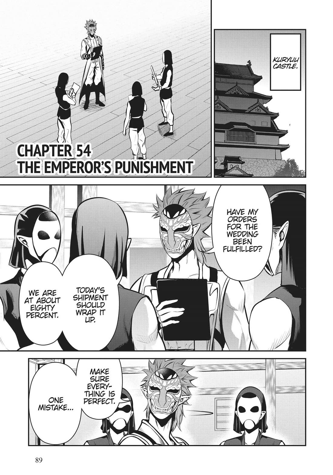 Salaryman ga Isekai ni Ittara Shitennou ni Natta Hanashi chapter 54 page 1