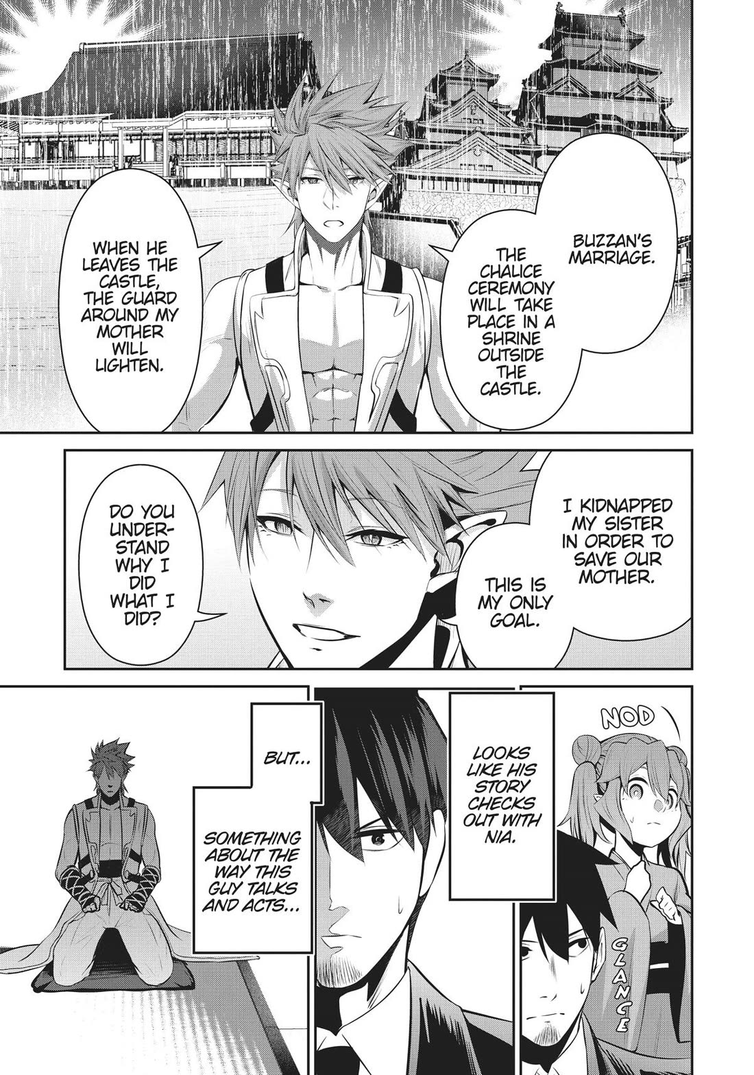 Salaryman ga Isekai ni Ittara Shitennou ni Natta Hanashi chapter 56 page 7