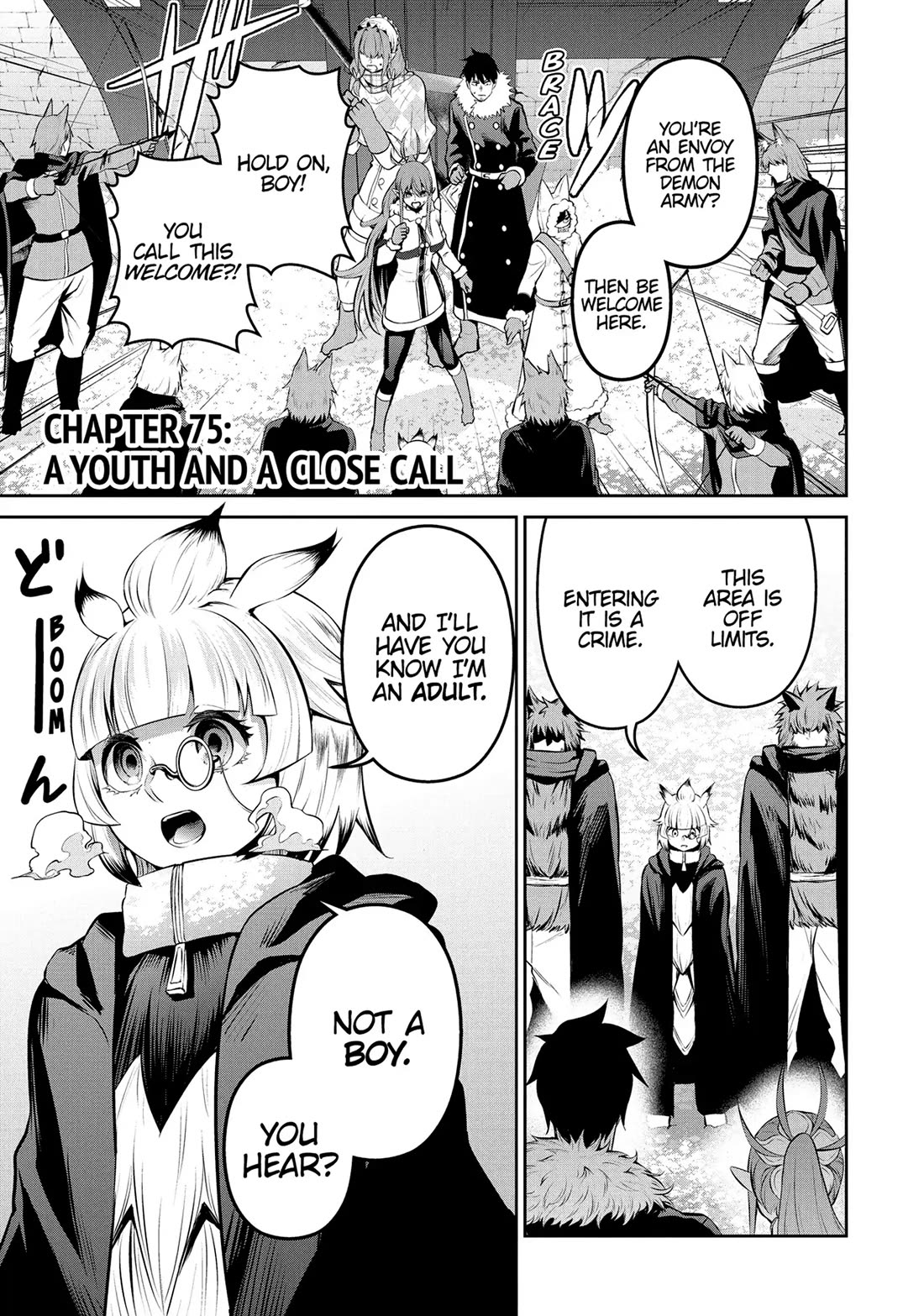 Salaryman ga Isekai ni Ittara Shitennou ni Natta Hanashi chapter 75 page 1