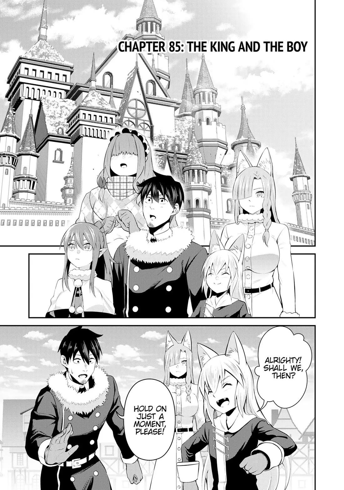 Salaryman ga Isekai ni Ittara Shitennou ni Natta Hanashi chapter 85 page 1