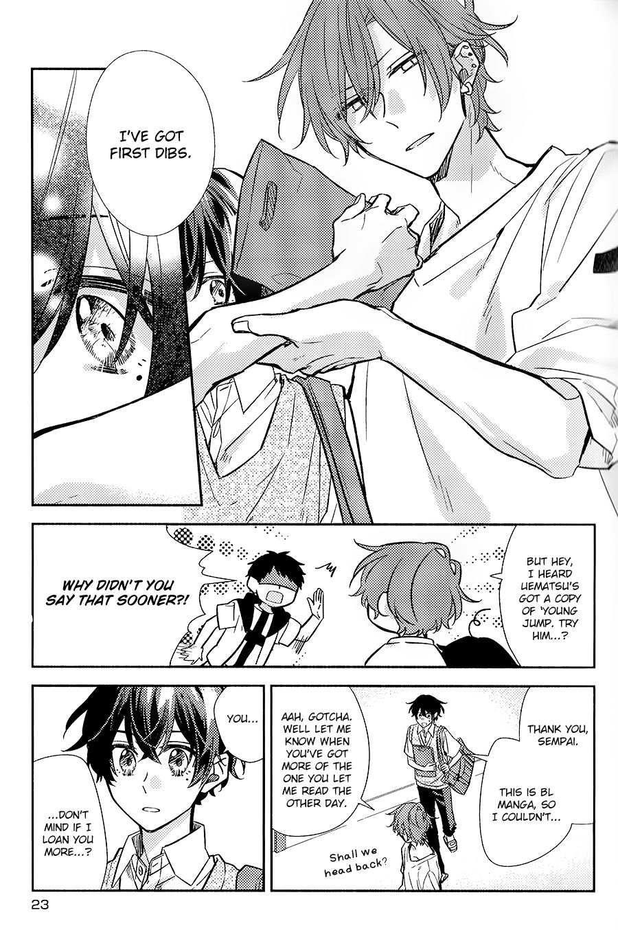 Sasaki and Miyano chapter 33.7 page 24