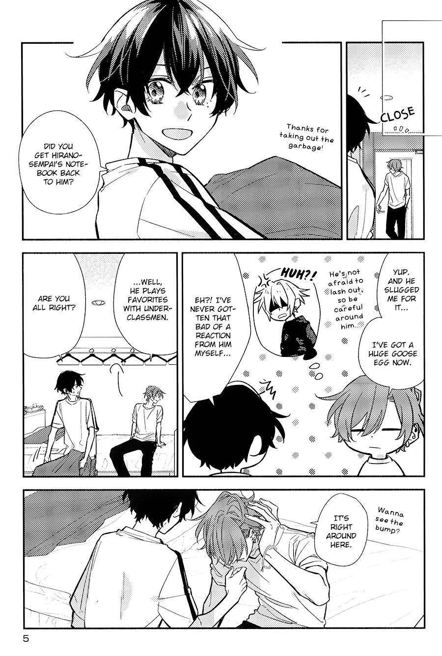 Sasaki and Miyano chapter 33.7 page 6