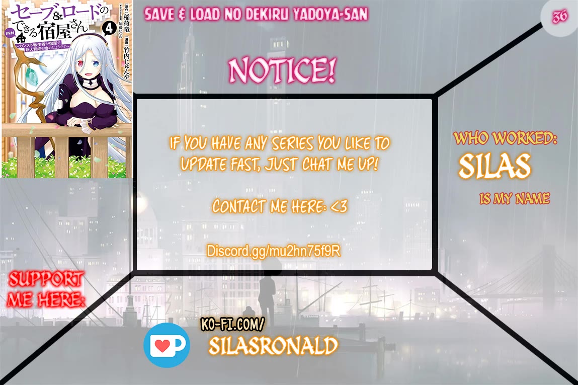 Save & Load no Dekiru Yadoya-San chapter 36 page 1