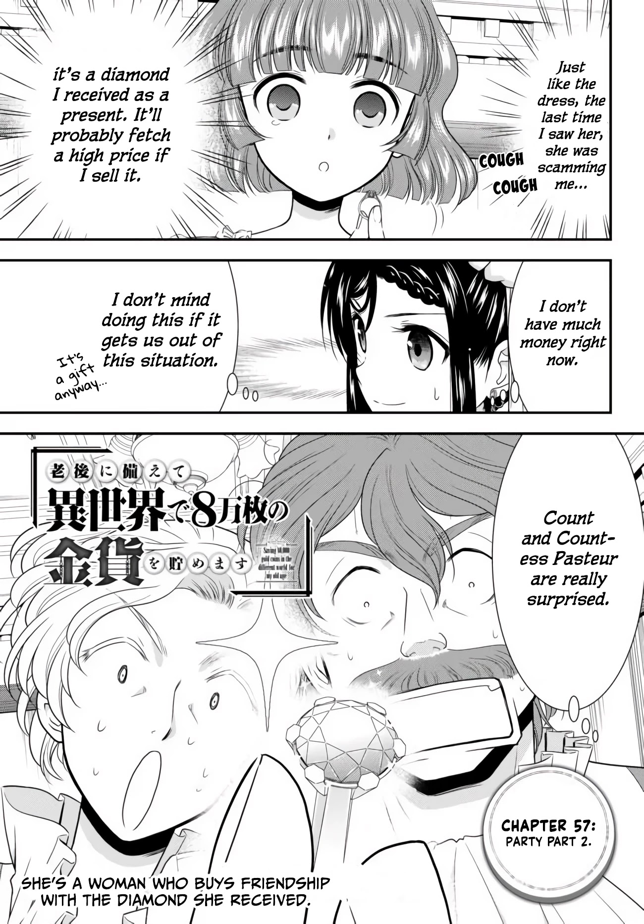 Saving 80,000 Gold Coins in the Different World for My Old Age chapter 57 page 1