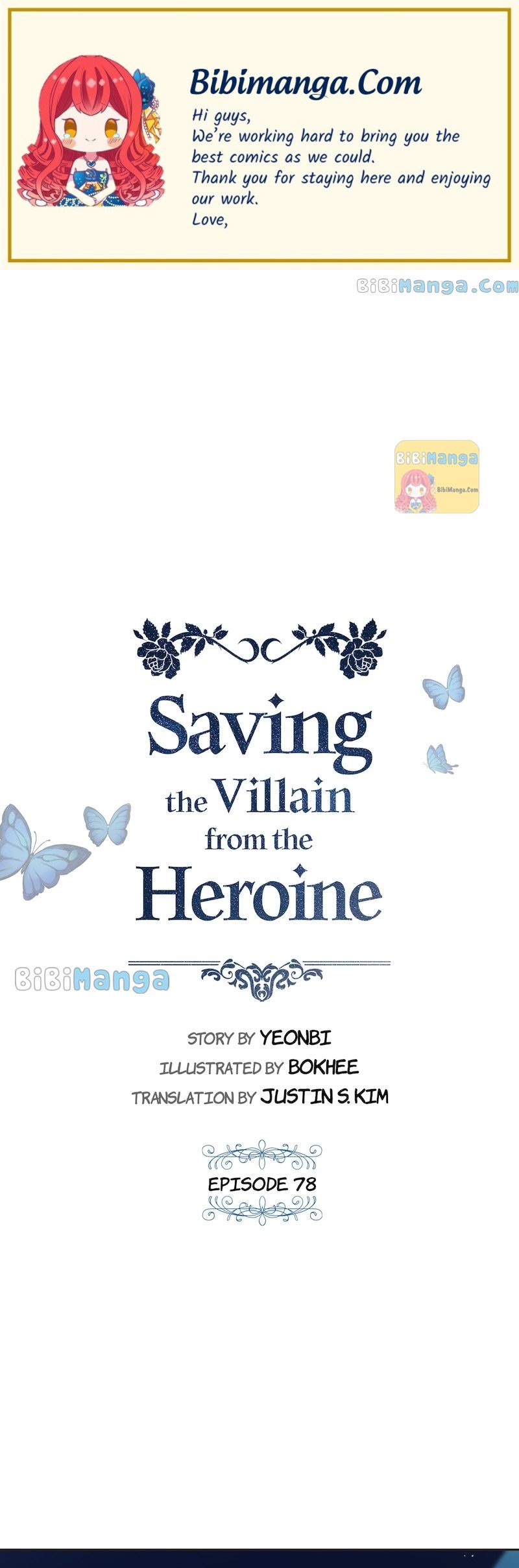 Saving the Villain Who was Abandoned by the Female Lead chapter 78 page 1