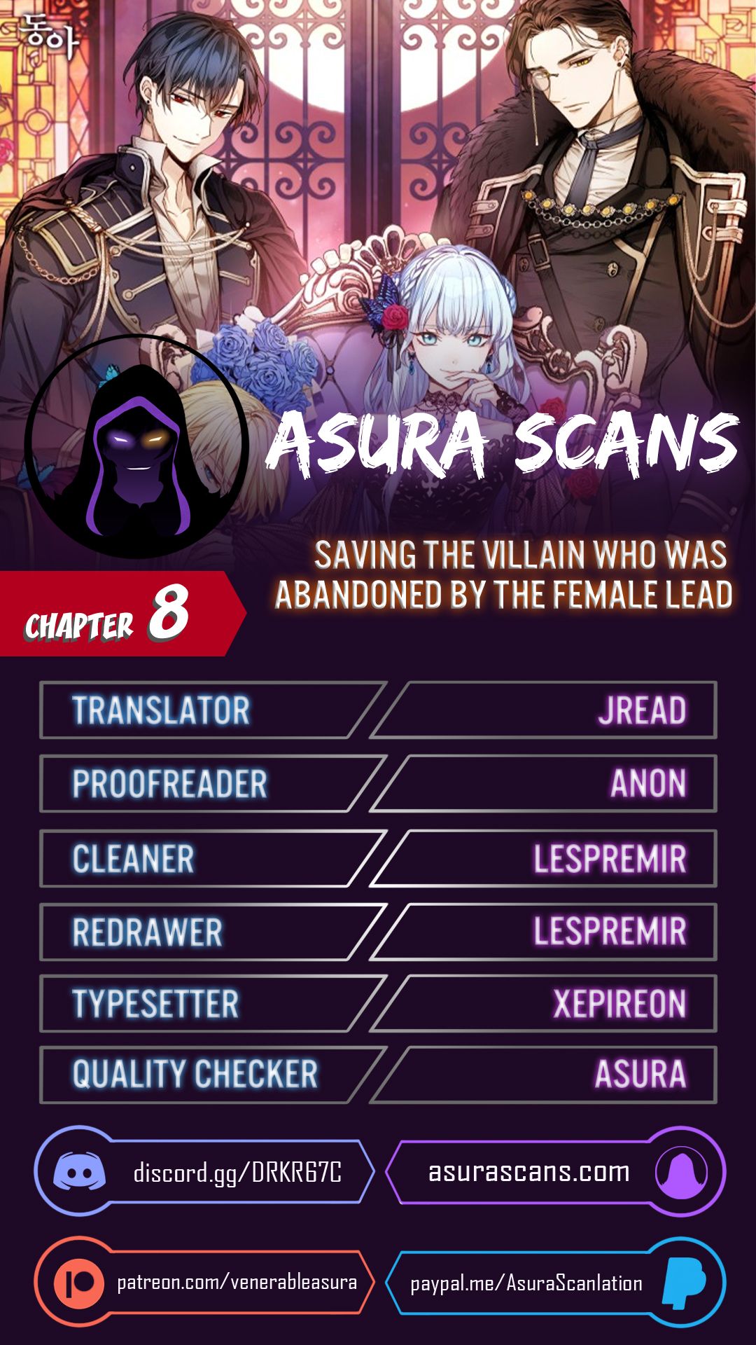 Saving the Villain Who was Abandoned by the Female Lead chapter 8 page 1