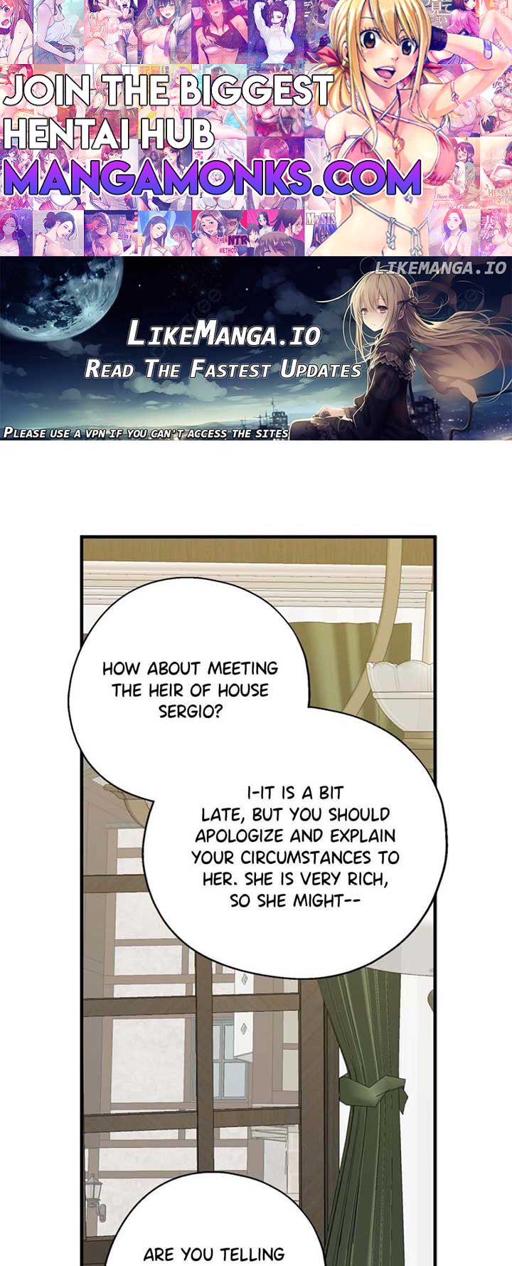 Say Ah, the Golden Spoon is Entering chapter 84 page 1