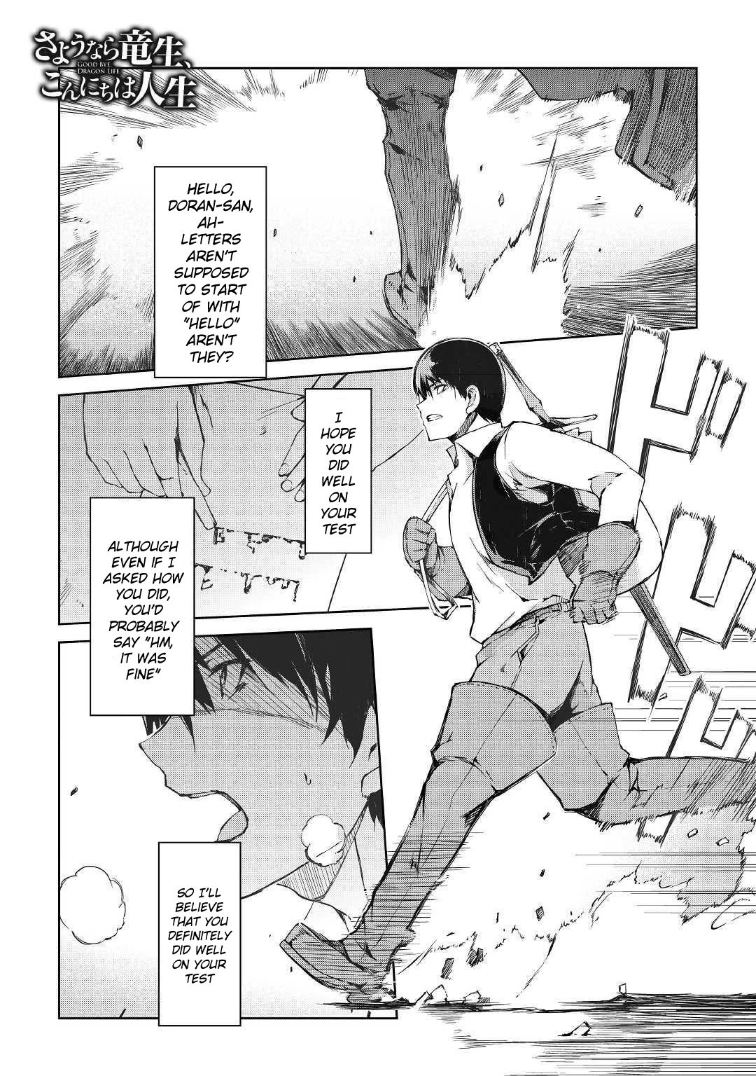 Sayounara Ryuusei, Konnichiwa Jinsei chapter 36 page 2